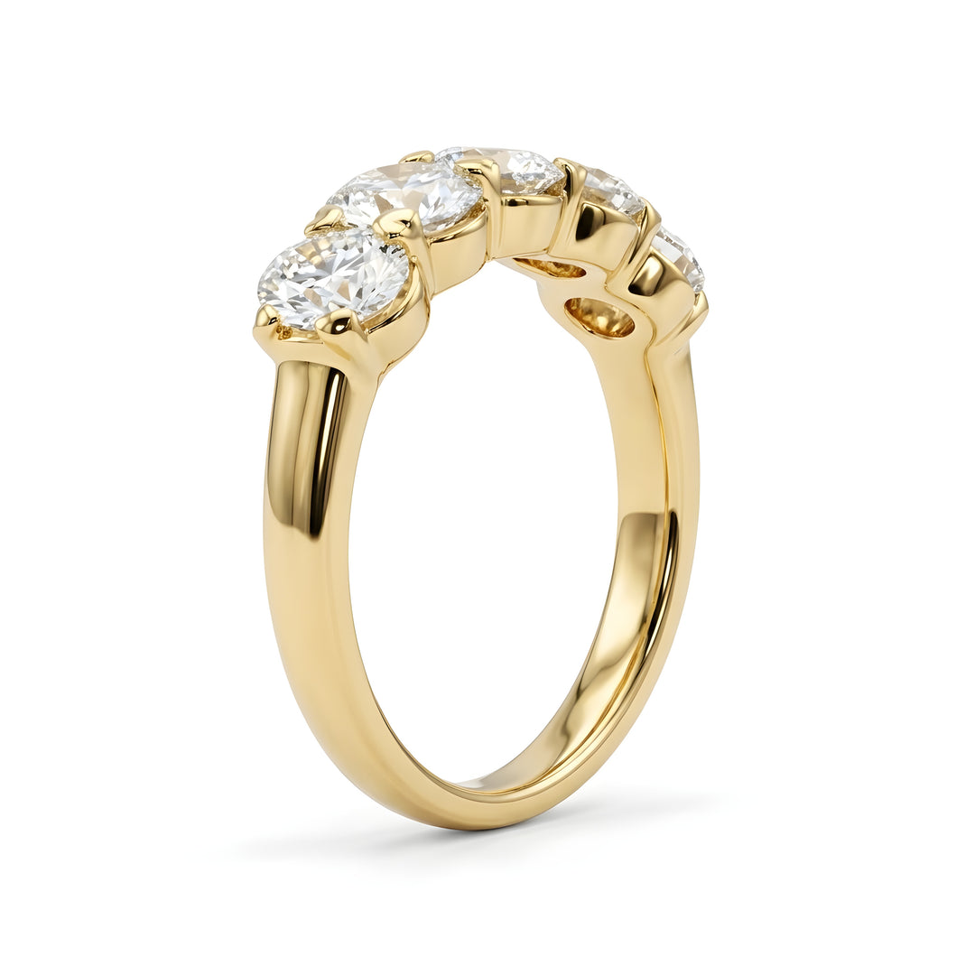 Five Stone Oval Lab Grown Diamond Ring (1 - 3 ct. tw.)