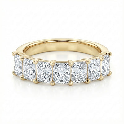 Seven Stone Radiant Diamond Ring - 2 ctw