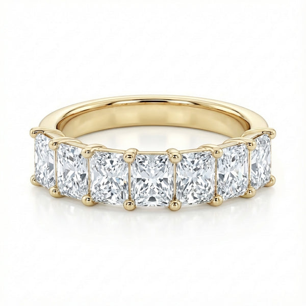 Seven Stone Radiant Diamond Ring - 2 ctw