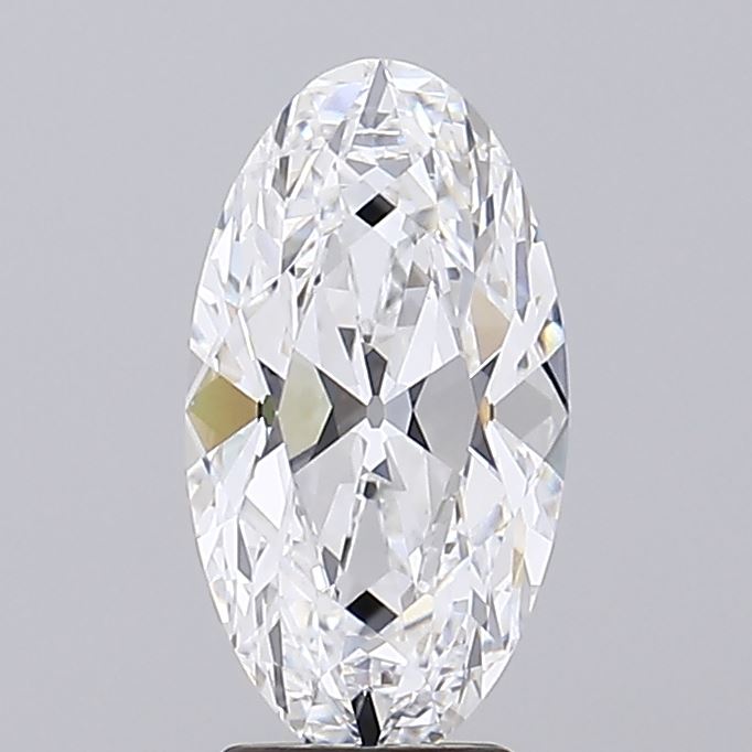 3.01 Elegant oval-cut diamond with precise faceting and high clarity.