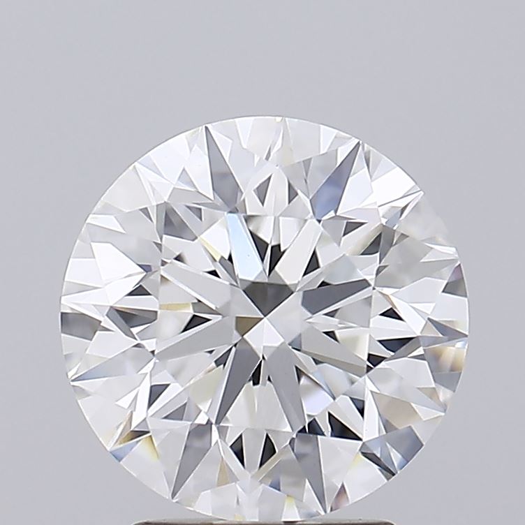 3.01 A pristine round diamond sparkling brilliantly, showcasing numerous facets