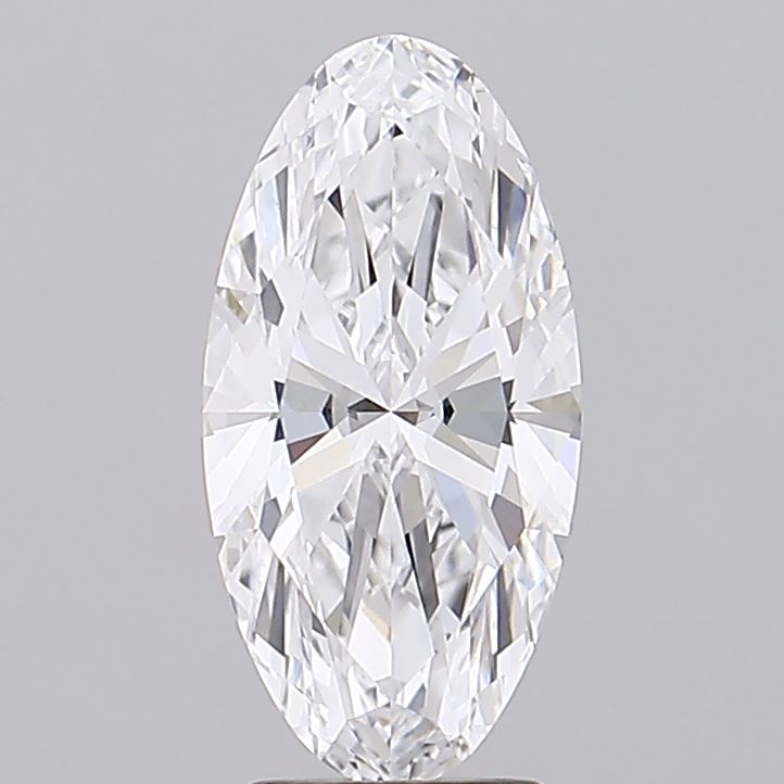 3.03 A sparkling, oval-cut diamond with intricate facets reflecting light, set against a soft gray background.