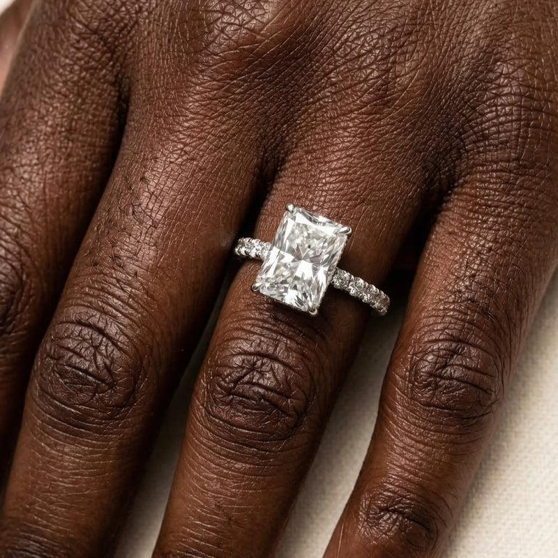 3.03 Carat Radiant Sunbelt Setting - Platinum