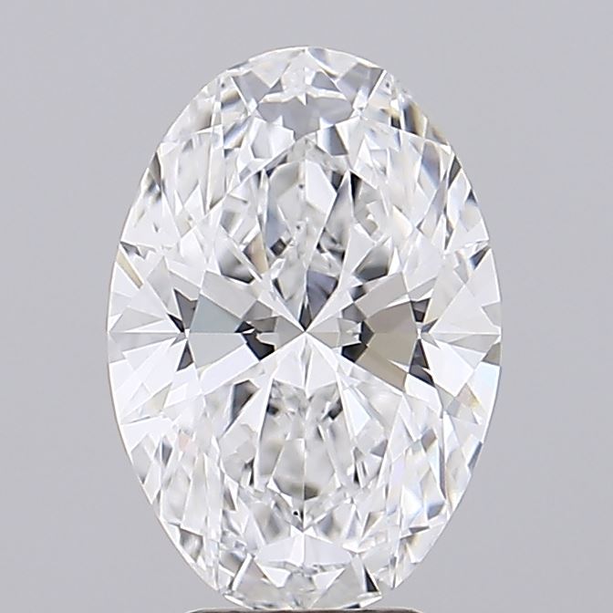 3.04 Elegant oval-cut diamond with intricate facets and brilliance.