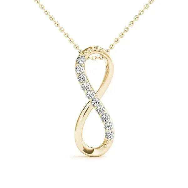 Infinity Lab-Grown Diamond Pendant Necklace
