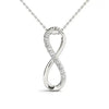 Infinity Lab-Grown Diamond Pendant Necklace