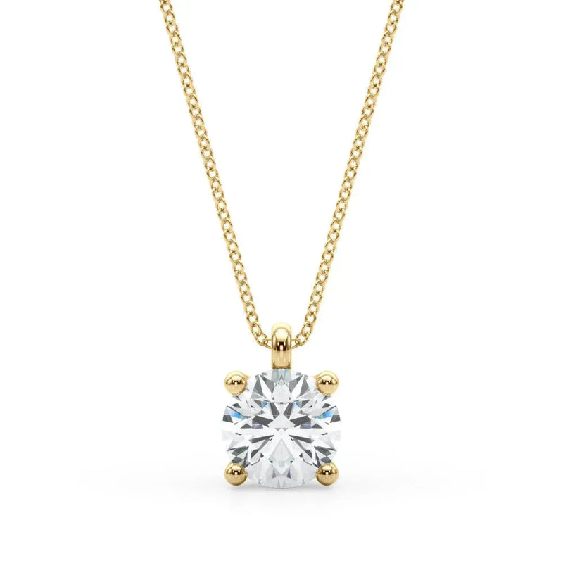 Stella Lab-Grown Diamond Solitaire Pendant Necklace