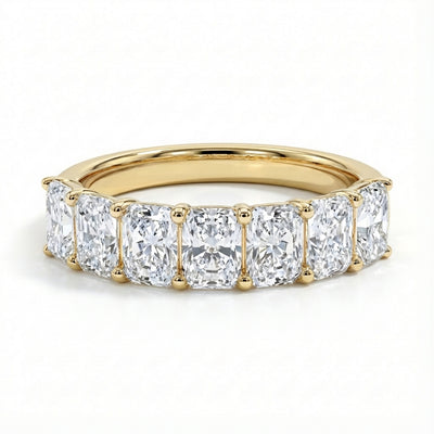 Seven Stone Radiant Diamond Ring - 3 ctw