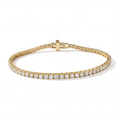 Lab Diamond Tennis Bracelet 14K Gold
