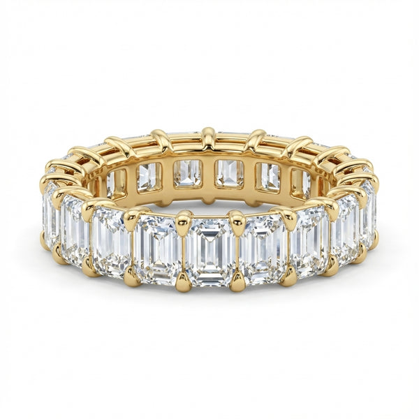 Emerald Eternity Band - 6 ctw