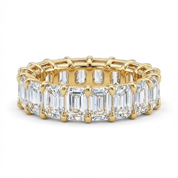 Emerald Eternity Band - 7 ctw