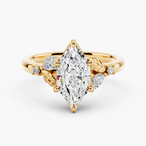 Blossom Setting Engagement Ring