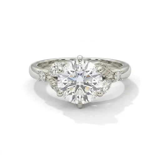 14k Yellow Gold / Round