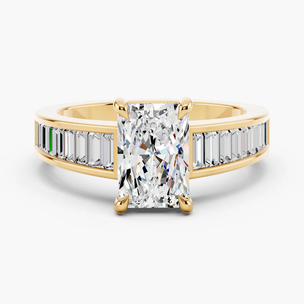 Channel Setting Engagement Ring