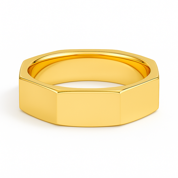 5mm Hexa Wedding Band