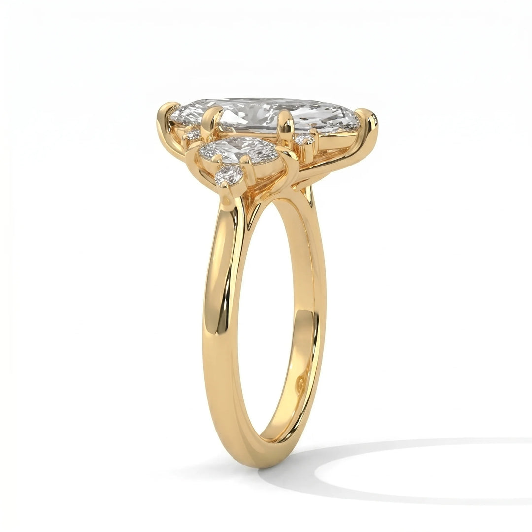 Diora Setting Marquise Yellow Gold Iso View Updated
