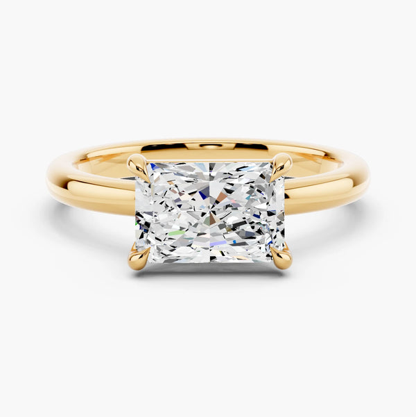 East-West Solitaire Setting