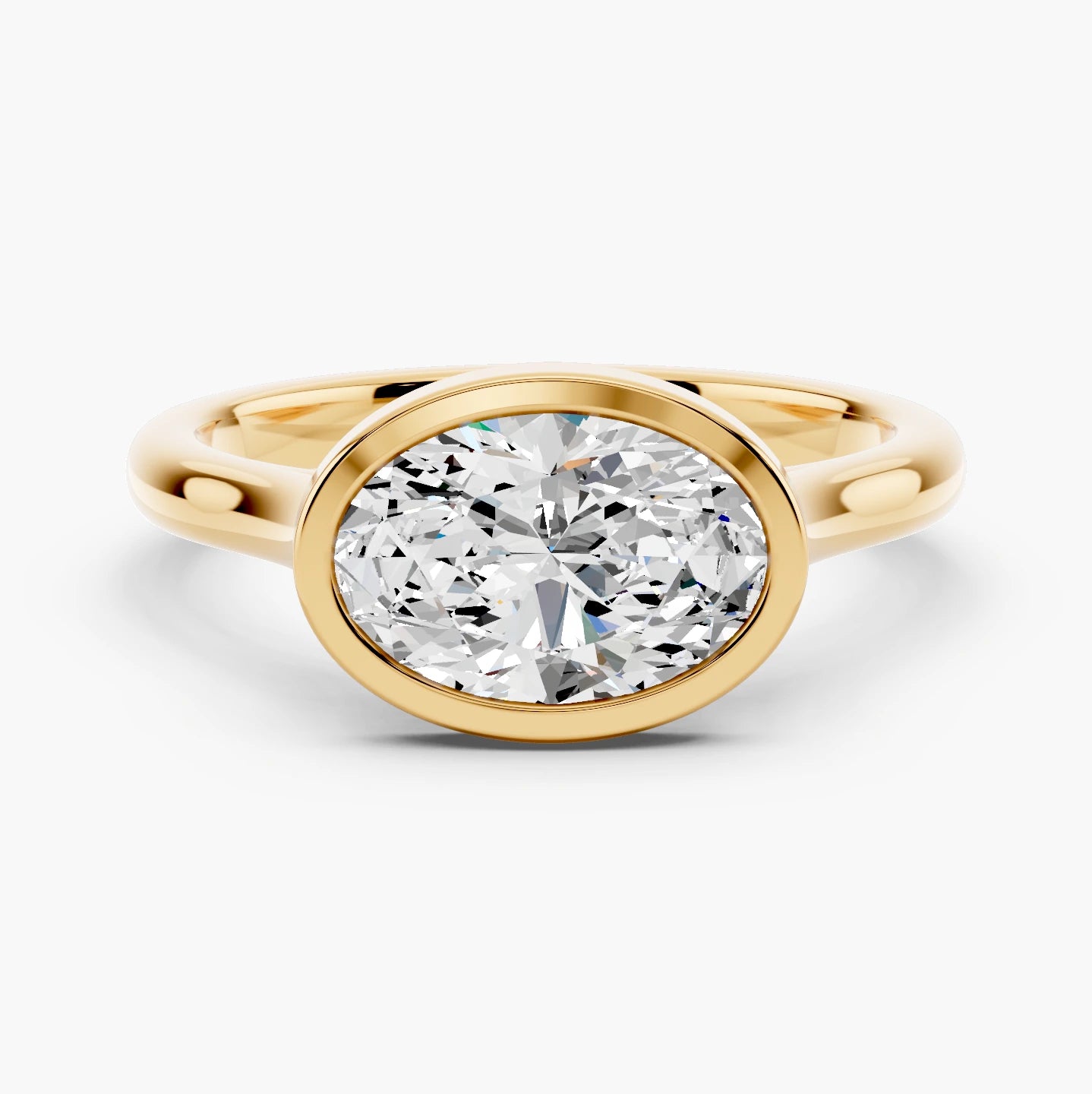 14k Yellow Gold / Oval