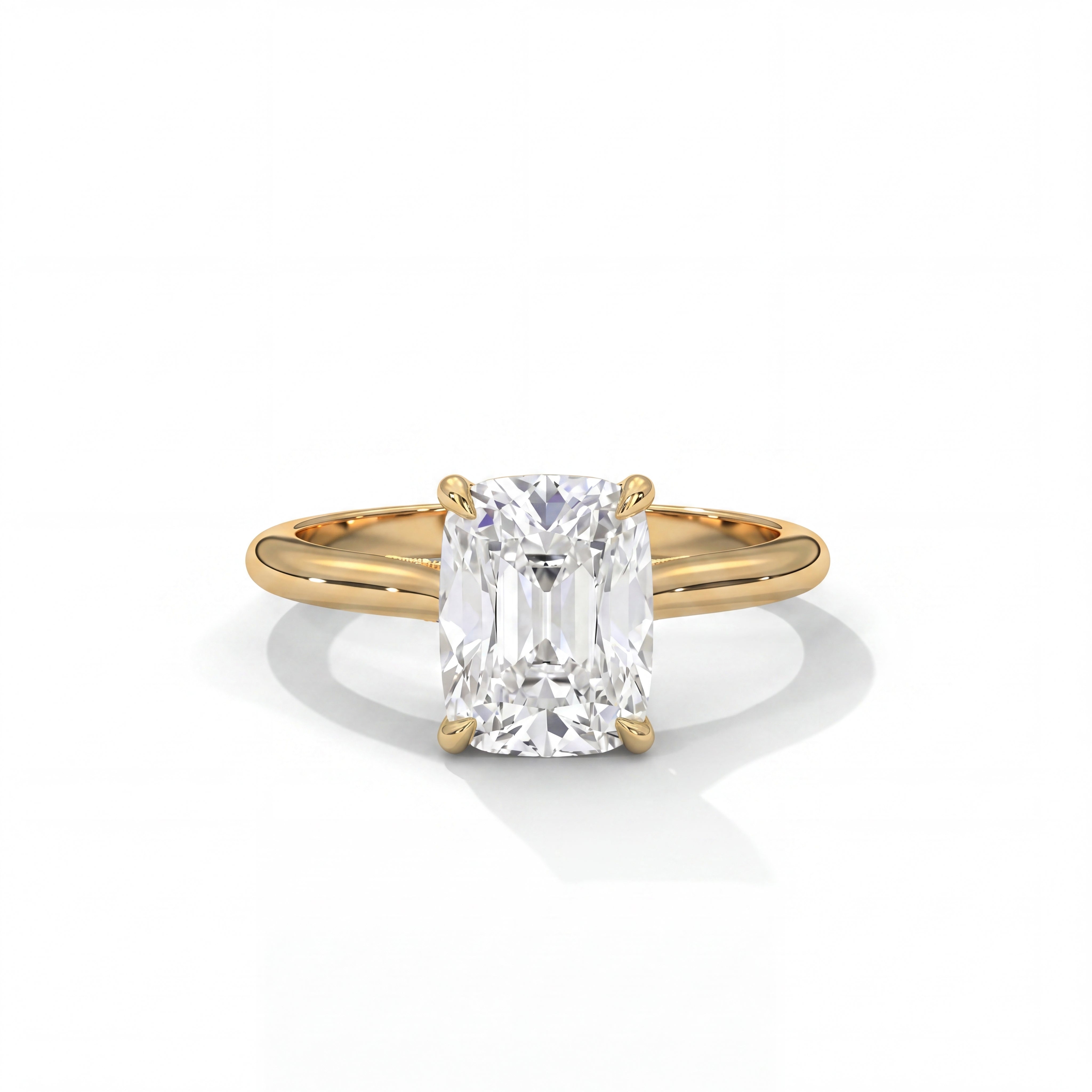 14k Yellow Gold / Antique Cuts