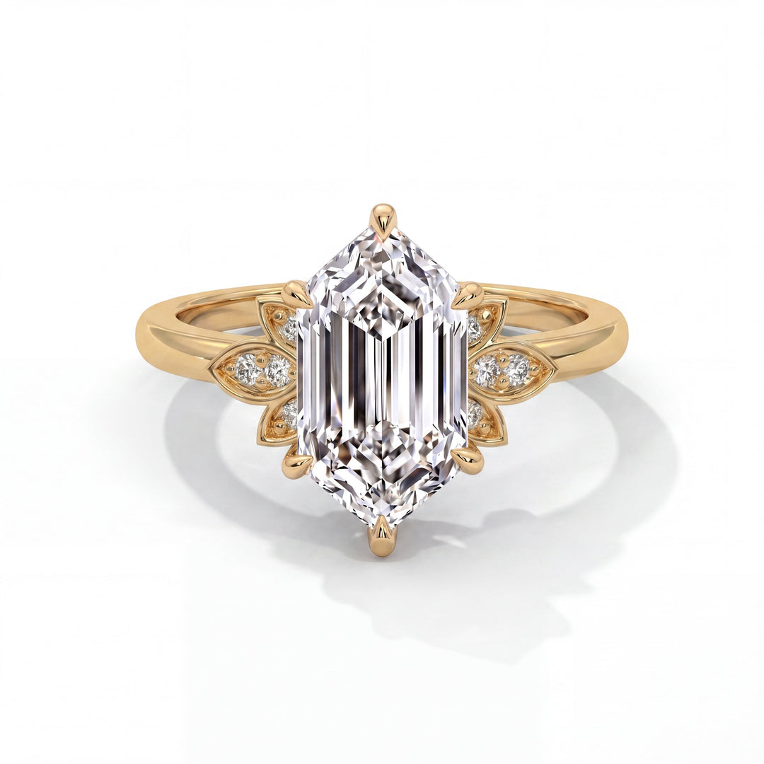 Flora-ElongatedHexagon-14K-Yellow