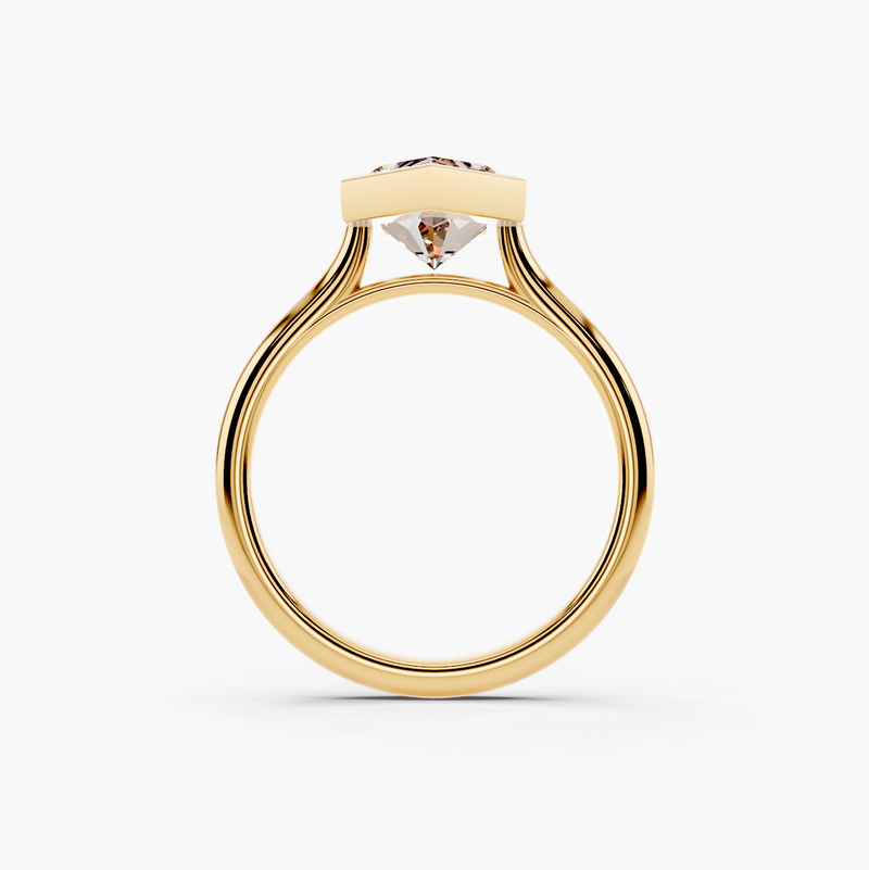 Lumina Bezel Champagne Setting