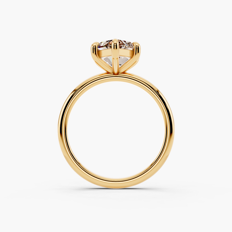 Classic Solitaire Champagne Setting