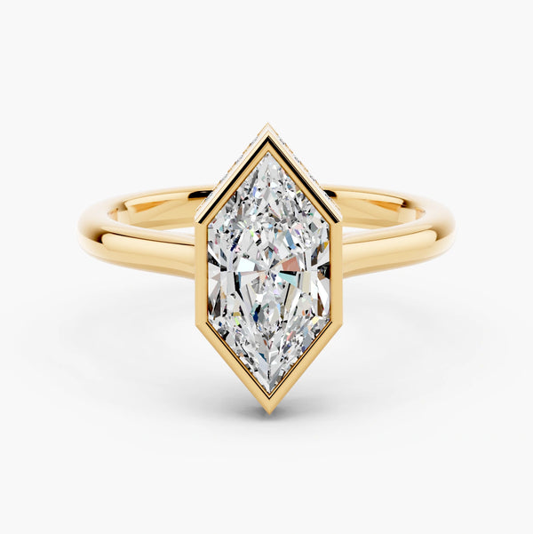 Hidden Halo Bezel Setting