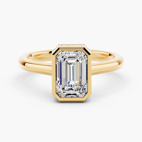 Hidden Halo Bezel Setting