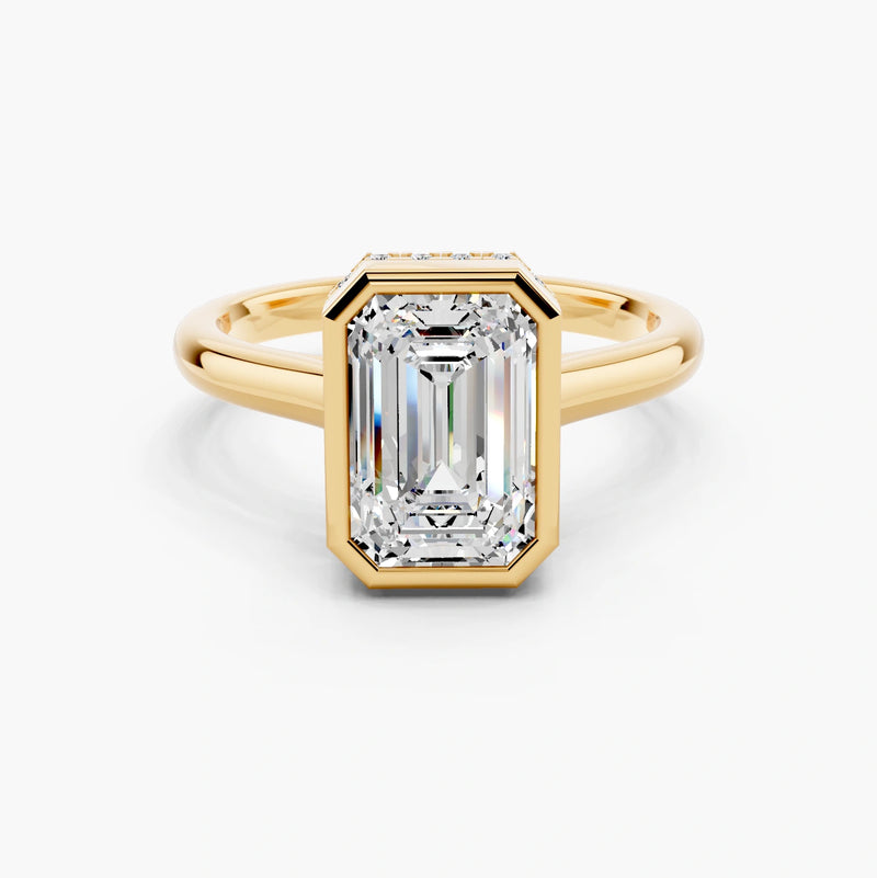 Hidden Halo Bezel Setting