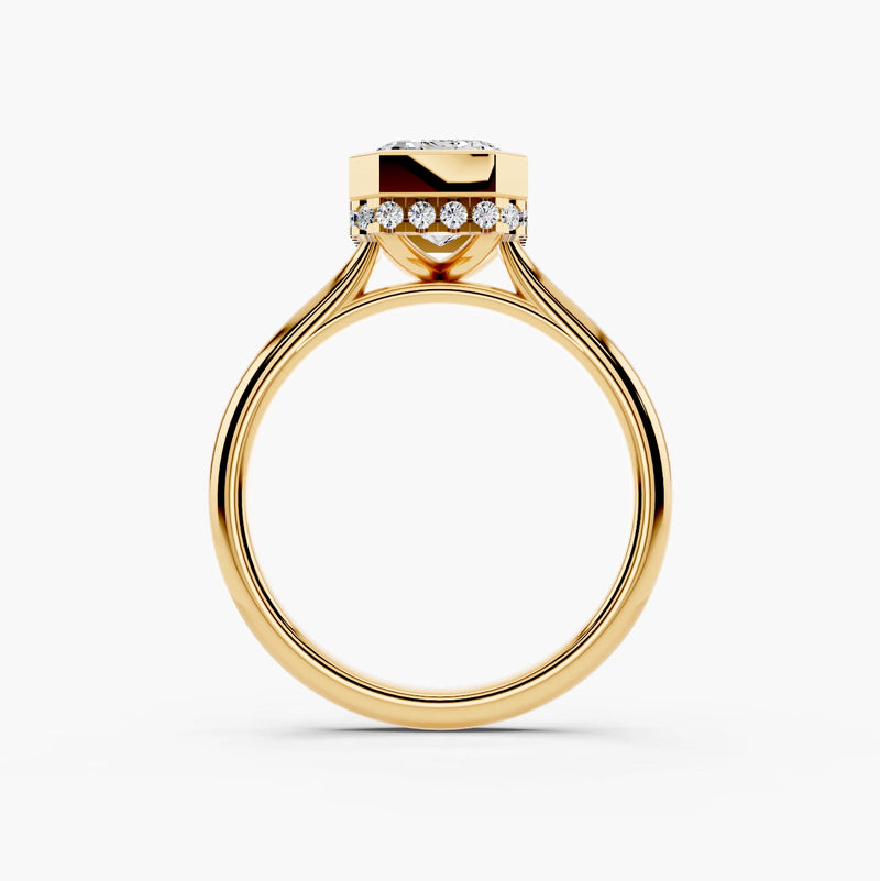 Hidden Halo Bezel Setting