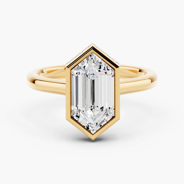 Hidden Halo Bezel Setting