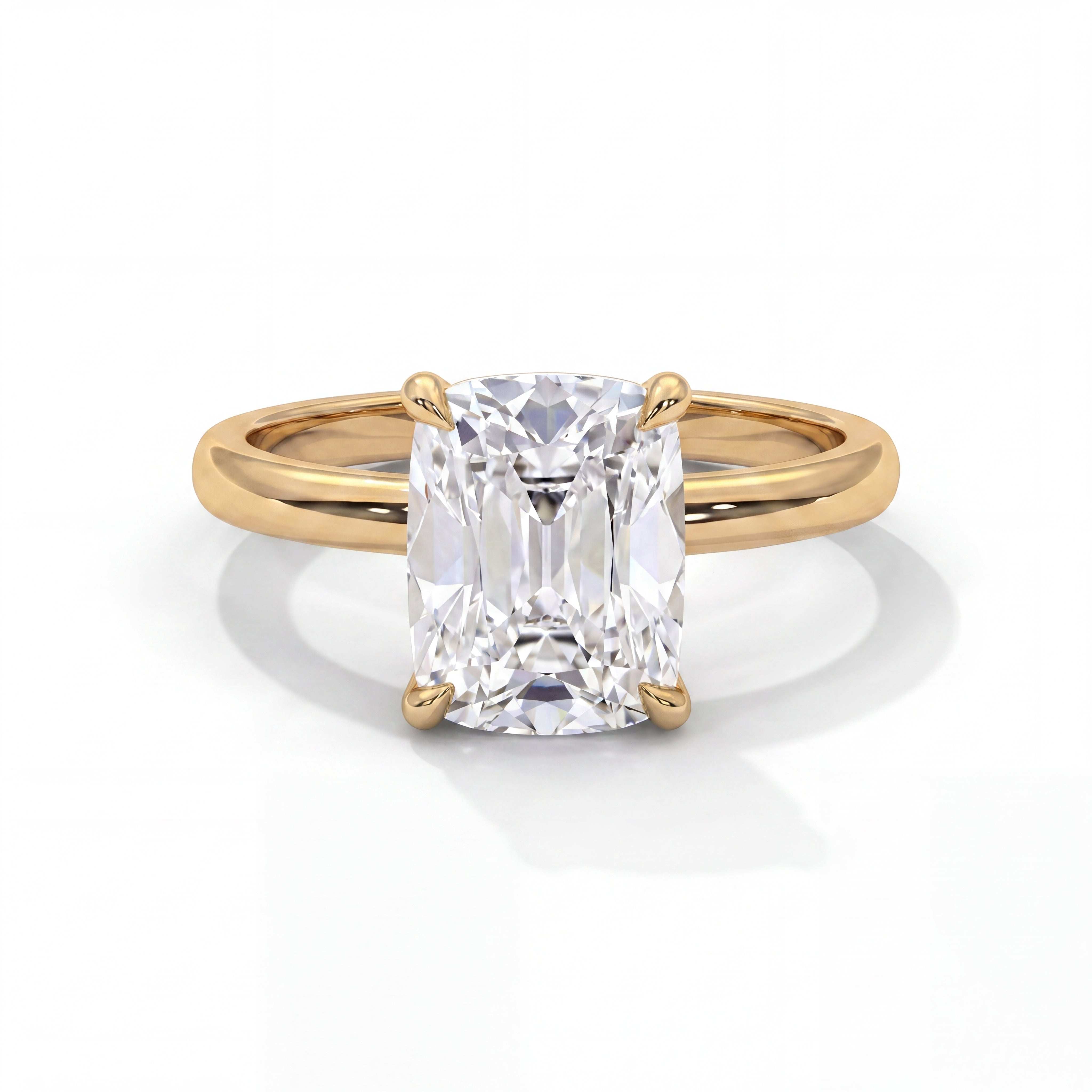14k Yellow Gold / Antique Cuts
