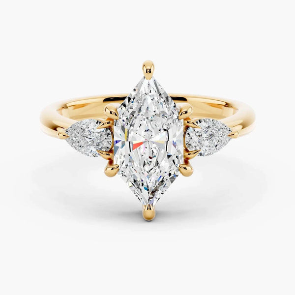 Paloma Three Stone Setting