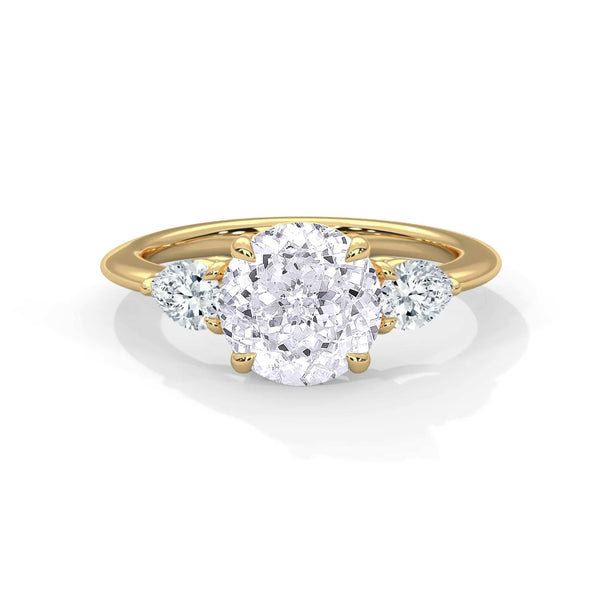Paloma Three Stone Setting