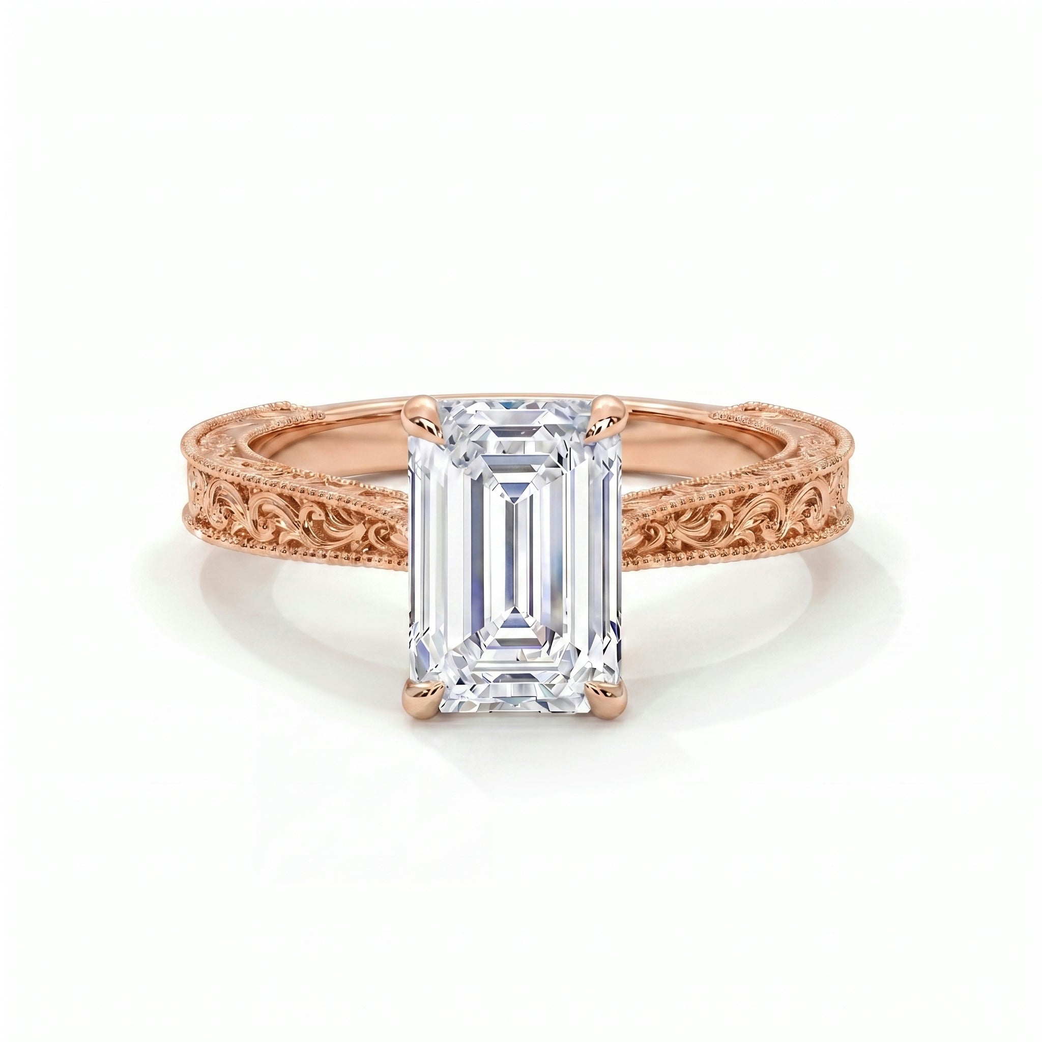 14k Yellow Gold / Emerald
