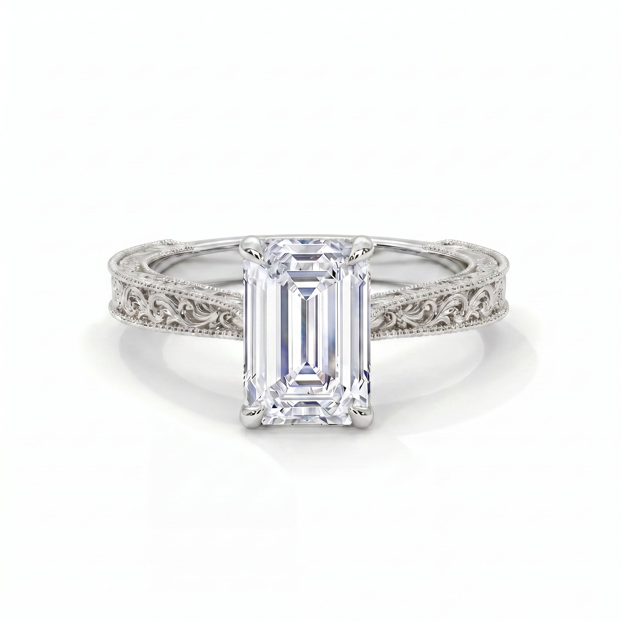 14k Yellow Gold / Emerald