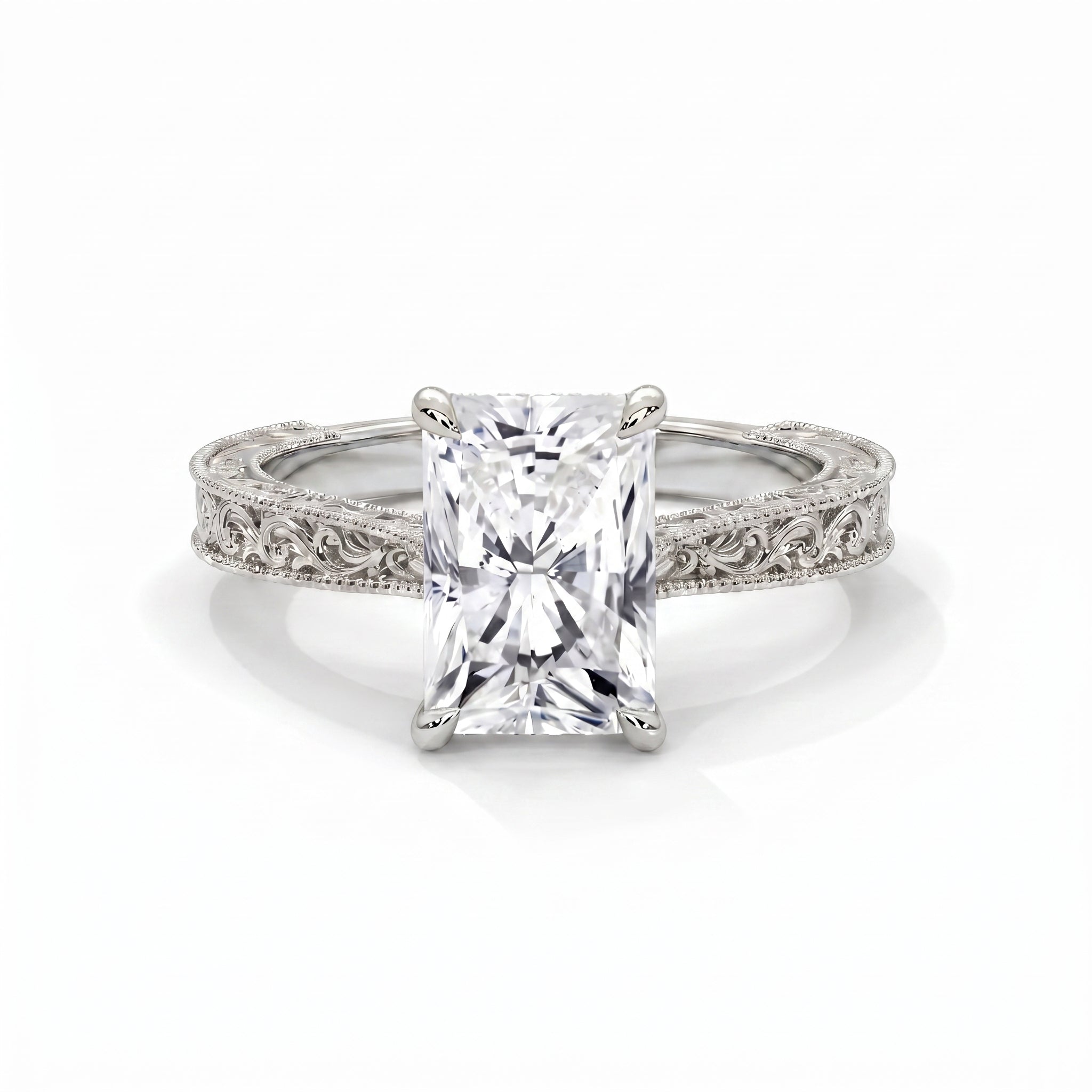 14k White Gold / Radiant
