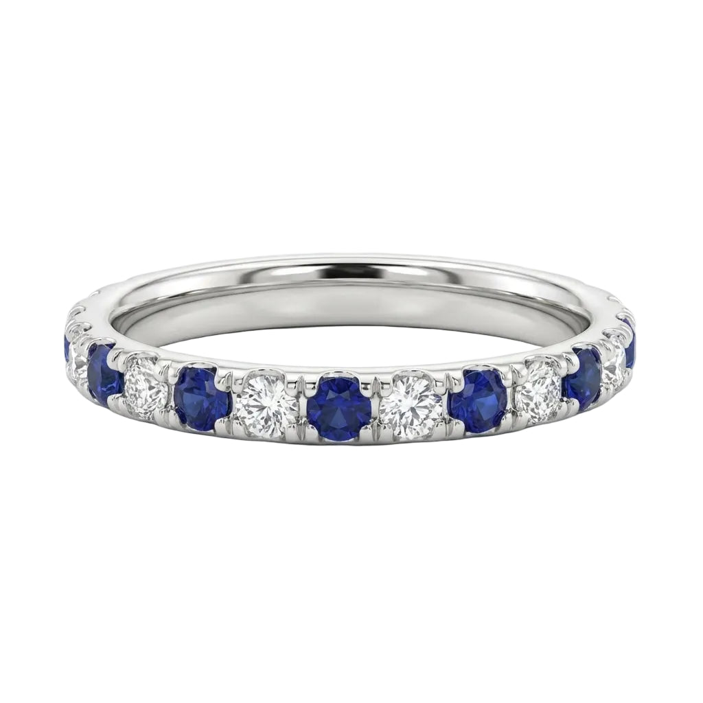 Regal Sapphire and Diamond Ring