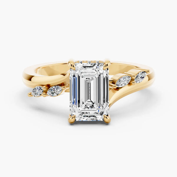 Sarina Twist Hidden Halo Setting