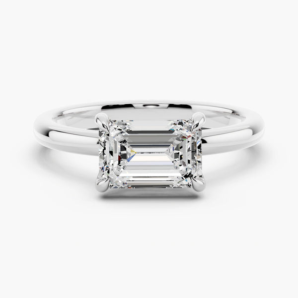 East-West Solitaire Setting