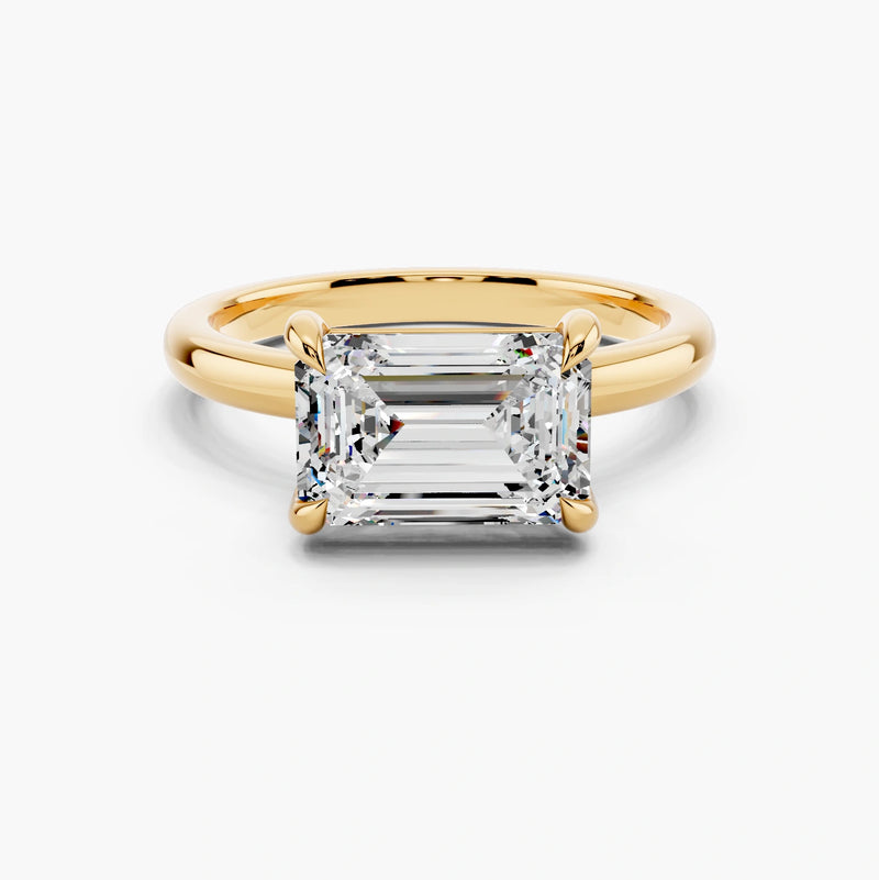 East-West Solitaire Setting