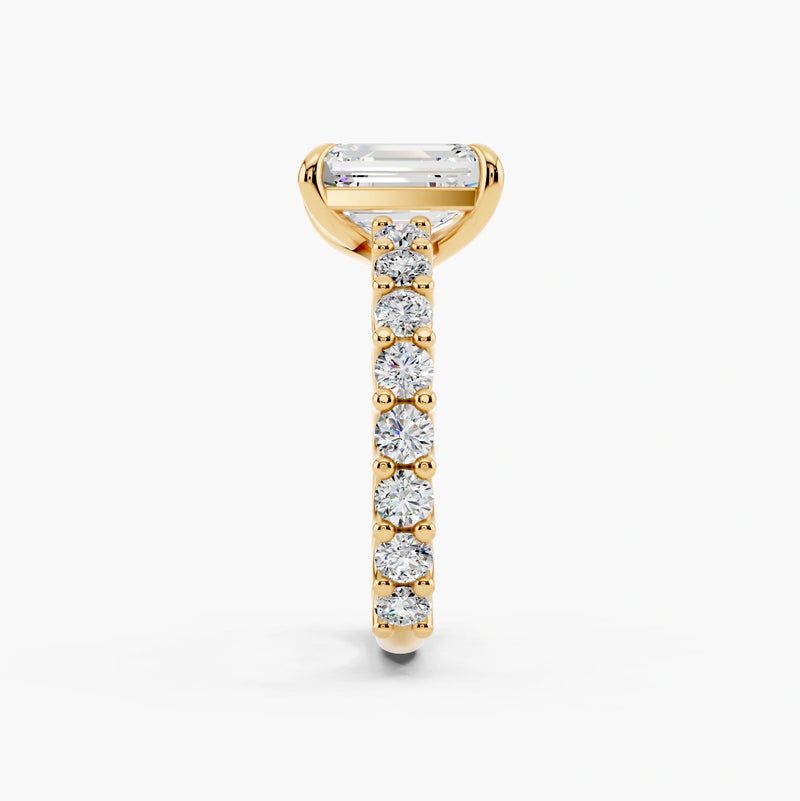 Bubble Setting Lab Grown Diamond Ring