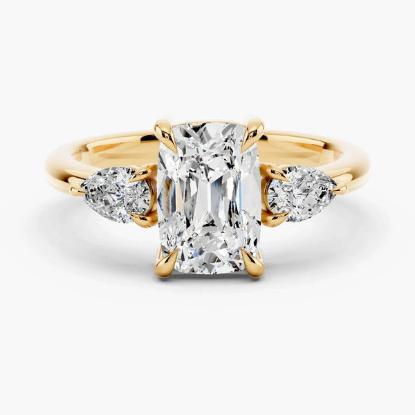 Paloma Three Stone Setting