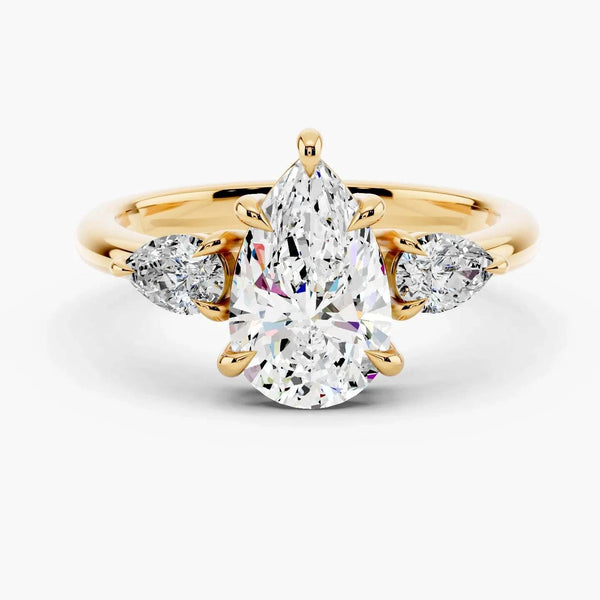 Paloma Three Stone Setting