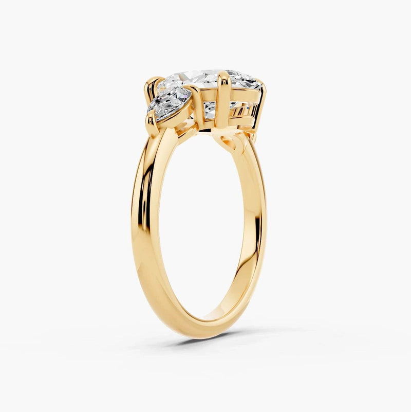 Paloma Three Stone Setting