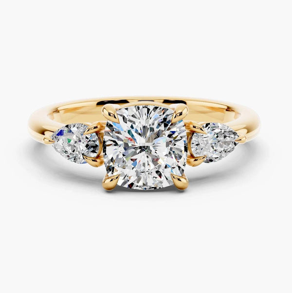 Paloma Three Stone Setting