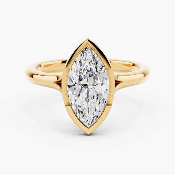 Split Shank Half Bezel Setting