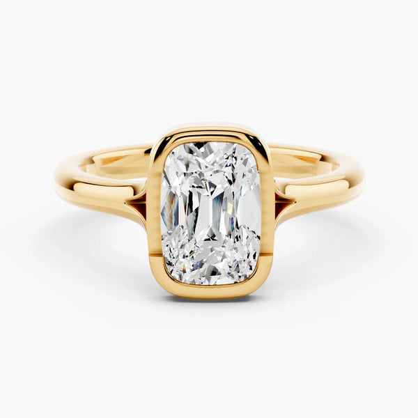 Split Shank Half Bezel Setting