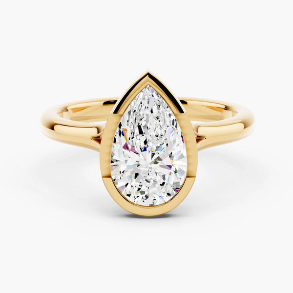 Split Shank Half Bezel Setting