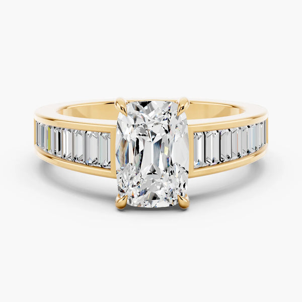 Channel Setting Engagement Ring